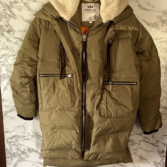 Orolay Jackets & Blazers - Orolay size xs olive coat